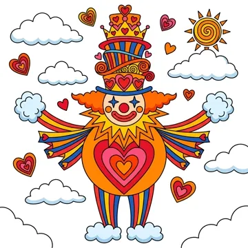 Heart Clown